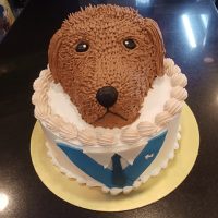 The "Dapper Dog" Portrait Cake