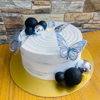 Midnight Butterfly Elegance