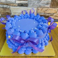 The "Royal Ribbon" Ruffle Cake