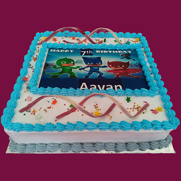 PJ Heroes Birthday Cake
