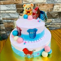 👶 Sweet Baby Surprise Cake