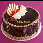 Classic Chocolate Fruit Glaze Cake