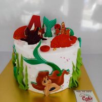 Under the Sea Mermaid Fantasy Cake