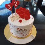 Sweet Anniversary Calendar" Celebration Cake.