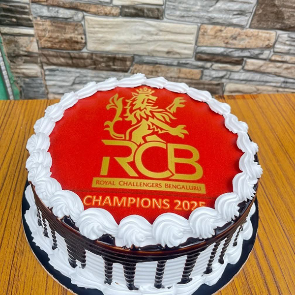 The "RCB Champions 2025" Victory Cake The "RCB Champions 2025" Victory Cake