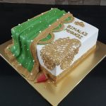 Mehandi Saree Cake