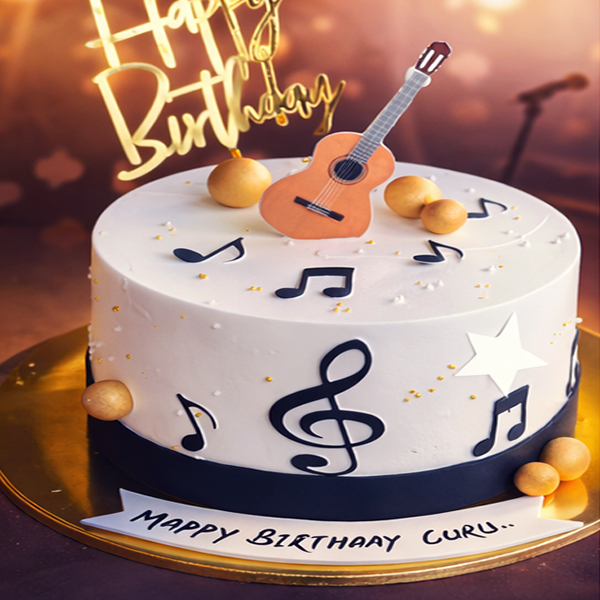 Melody Maker Birthday Cake