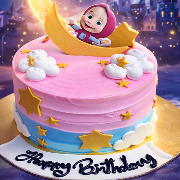 Moonlight Princess Birthday Cake