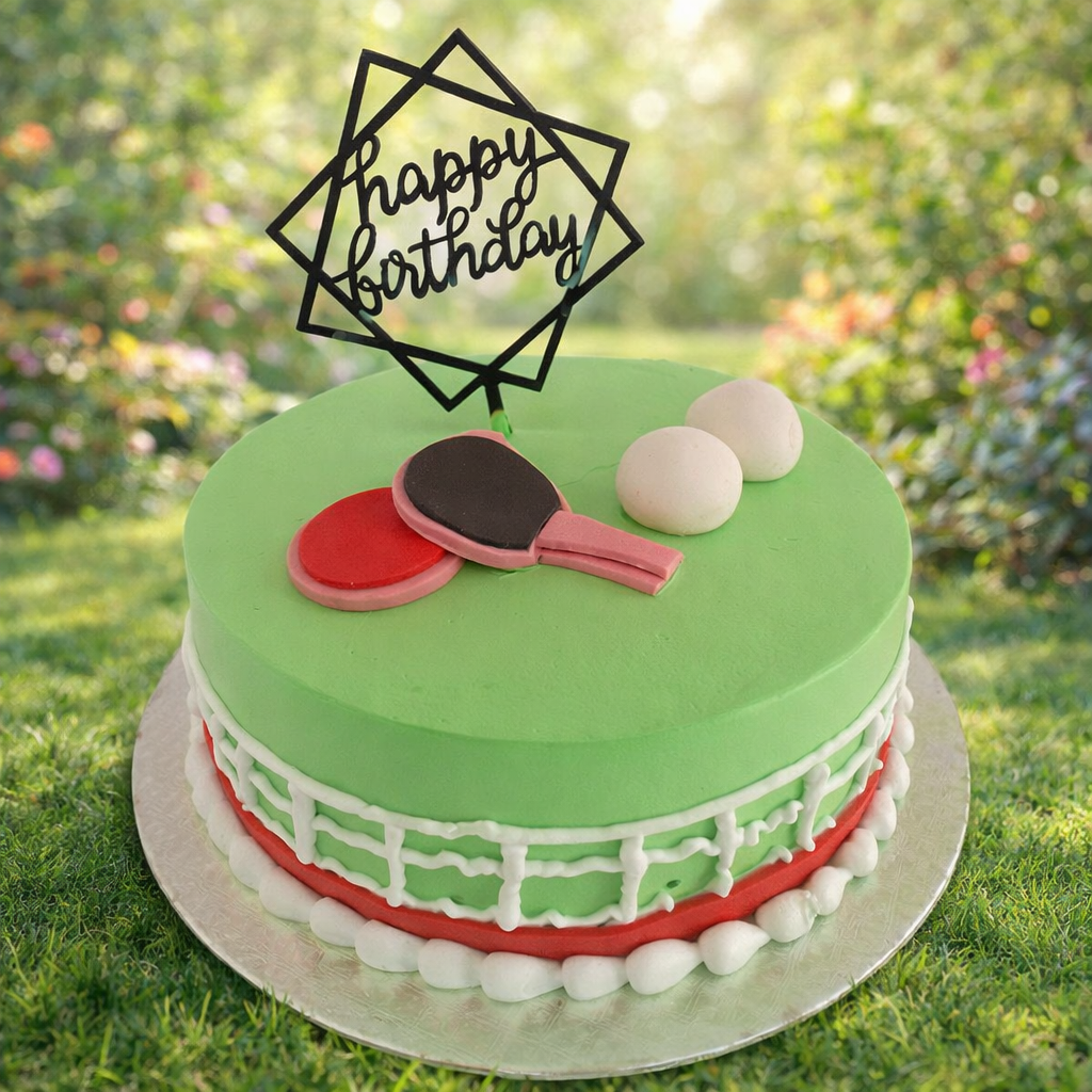 Table Tennis Champion Cake Table Tennis Champion Cake