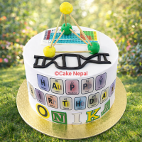 Science Lab Genius Cake