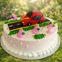 Road Trip Car Theme Cake