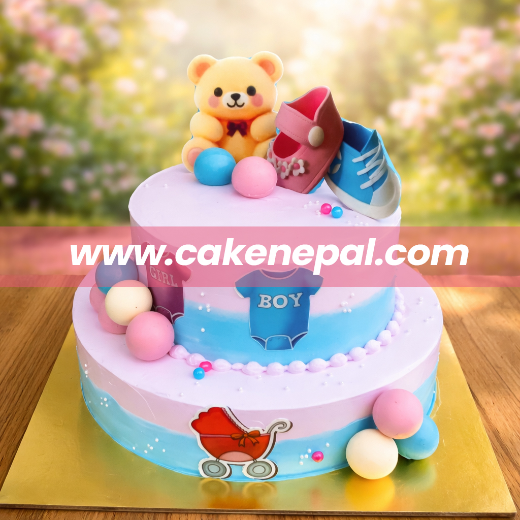 Sweet Surprise Gender Reveal Cake