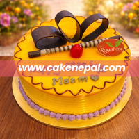 Mango Glaze Celebration Cake