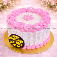 Pink Velvet Pearl Dream Cake