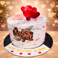 Love Echo “Miss You” Cake ❤️