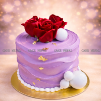 Lavender Rose Elegance Cake 🌹💜