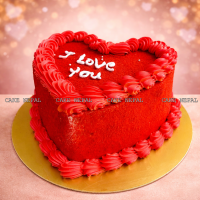 Red Velvet Love Heart Cake ❤️