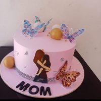 Butterfly Mom Love Cake
