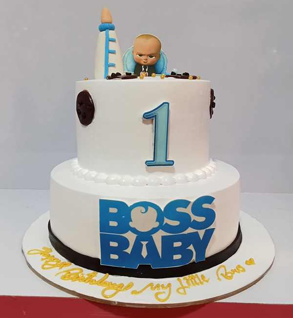 Little Boss First Birthday Cake