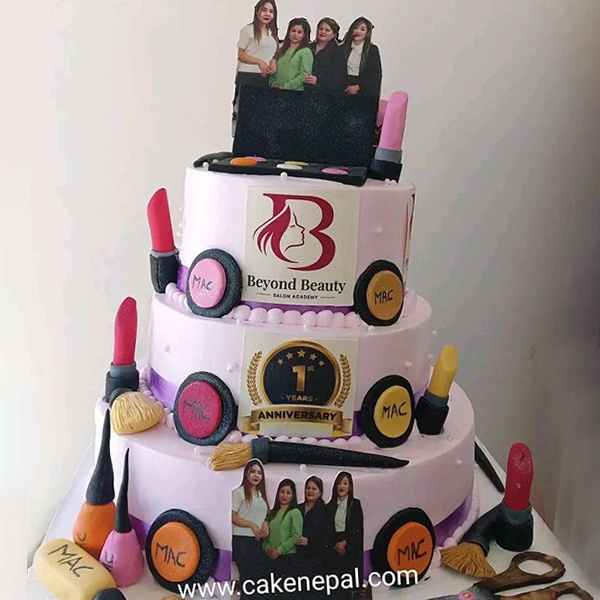 Beyond Beauty Anniversary Celebration Cake