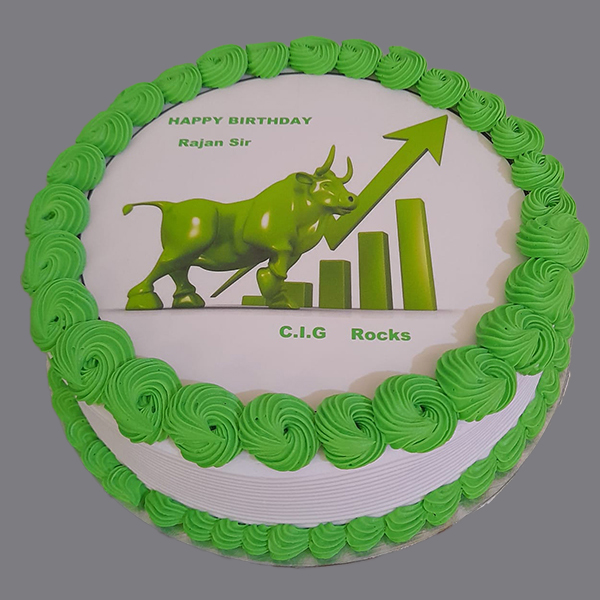Bull Market Success Cake
