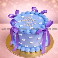 Blue Ribbon Bliss Cake