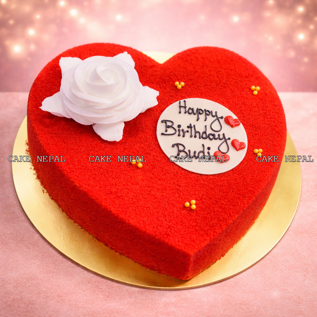 Scarlet Heart Bliss Cake