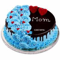 Mom’s Blue Velvet Love Cake