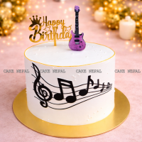 Melody Guitar Celebration Cake