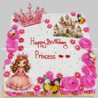 Fairytale Princess Birthday Cake