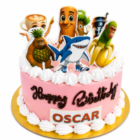 Cartoon Carnival Birthday Cake
