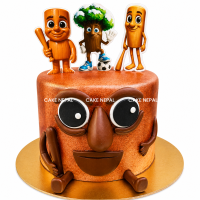 Wooden Friends Cake