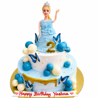 Blue Princess Dream Cake