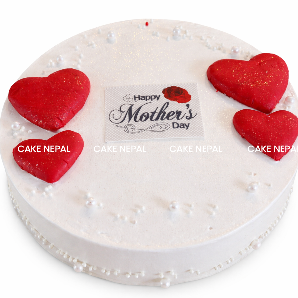 Sweetheart Pearl Mother’s Cake ❤️
