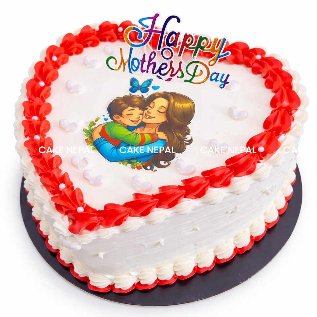 Heartfelt Hug Mother’s Cake 💝