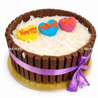 Choco Heart Bliss Cake 🍫💛