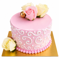 Blush Rose Elegance Cake