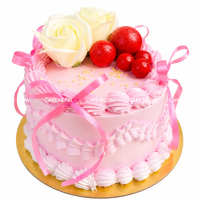 Blush Rose Celebration Cake