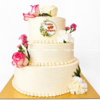 Eternal Bloom Wedding Cake