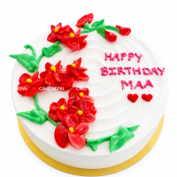 Floral Love Birthday Cake
