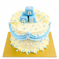 Baby Blocks Celebration Cake