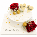 Hitched for Life Romance Cake