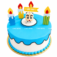 Little Candle Surprise Cake